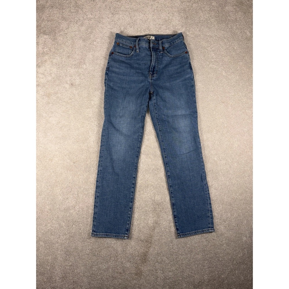 Madewell The Perfect Vintage Crop Jean 26‎ High Rise Med Wash